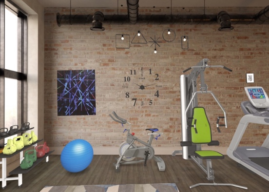 Brickin’ Gym Design Rendering