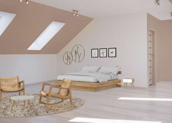 Chambre cosy Design Rendering