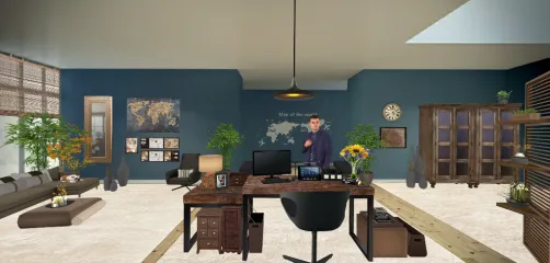 Home office for the CEO of the biggest Beauty company in the world 🤴💅💋