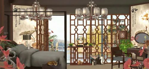 Oriental Bedroom 🏮
