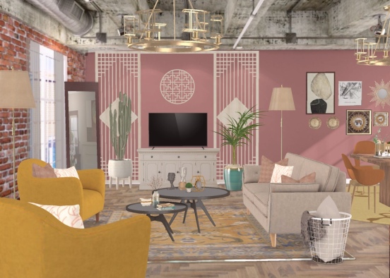 little bohemian apartment 🌙 Design Rendering