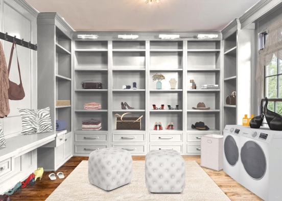 funtional spacious closet  Design Rendering