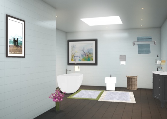 sosthystyle bathroom  Design Rendering