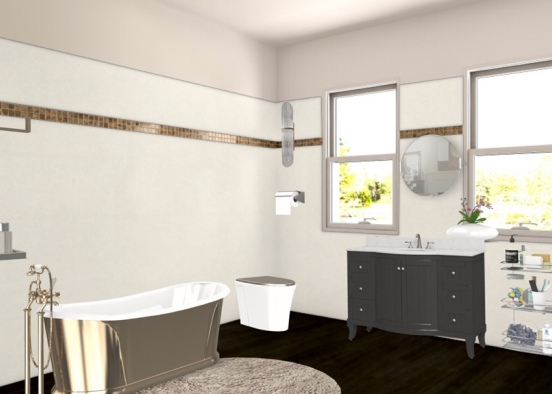 lux bathroom  Design Rendering
