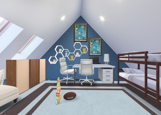 my children’s bedroom , playboy room 👐🏻✌🏽✌🏽 Design Rendering