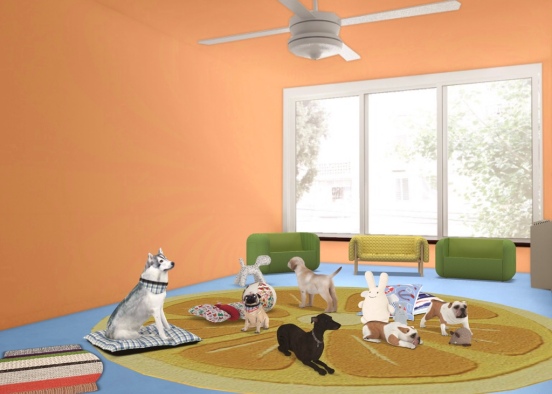 Doggy day care Design Rendering