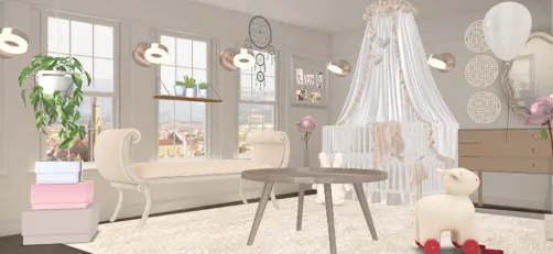 guest room for infant girl