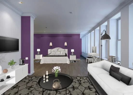 Suite hotel Design Rendering