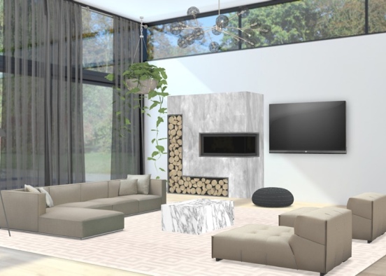 lounge  Design Rendering