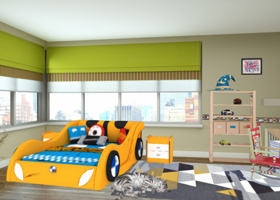 Kinderzimmer  Design Rendering