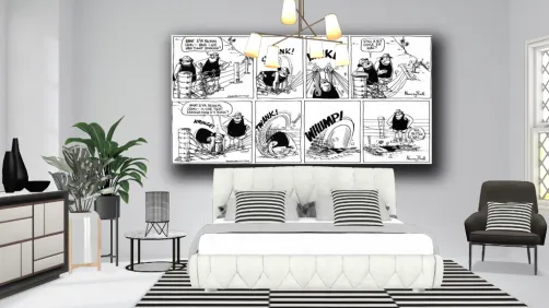Comic bedroom