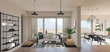 Apartamento con terraza Design Rendering