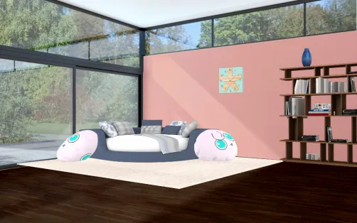 Biblioteca della ragazza fashion chic.           (villa) 