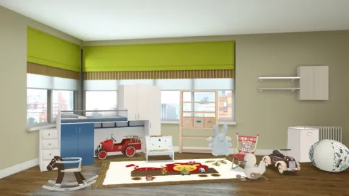 kid boy room 