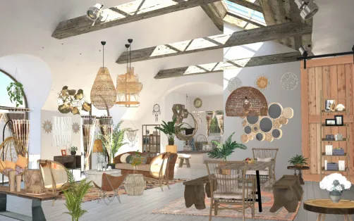 Casa estilo  bohemio