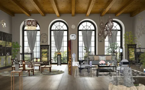 Casa estilo oriental