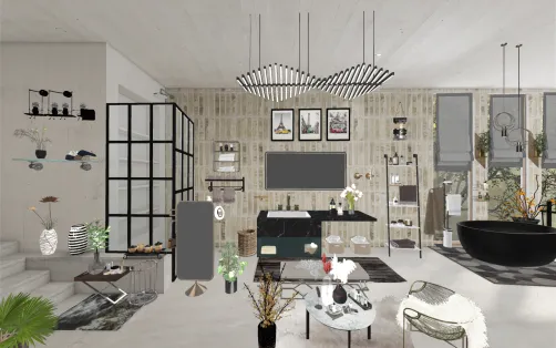 Baño elegante