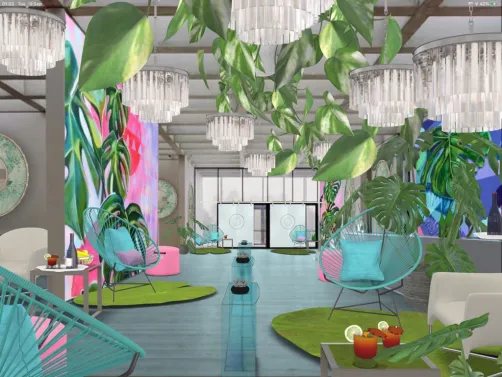 The Lili Pad Bar.🌿💚🌸🍹