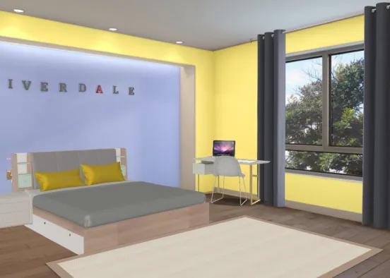 Riverdale bedroom Design Rendering