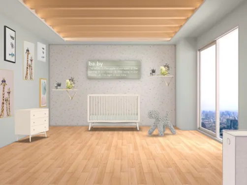  baby girl or boy nursery