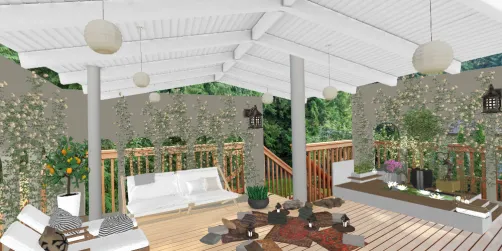 Cozy outdoor seating