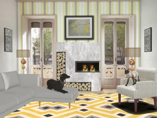 Bright Tiny Living Room 