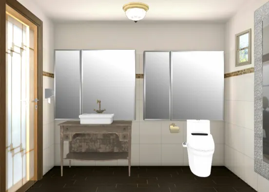 Toilete spa Design Rendering