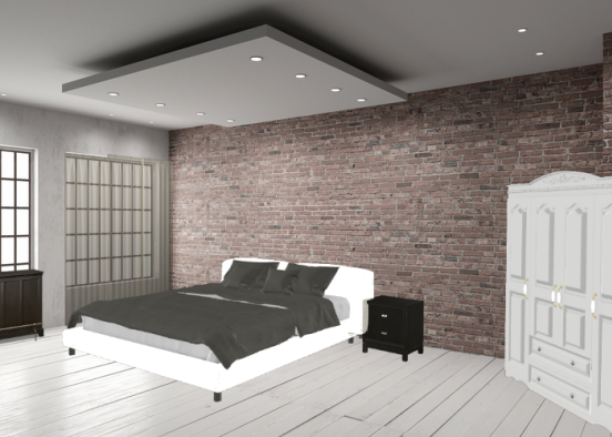 Bedroomm  Design Rendering