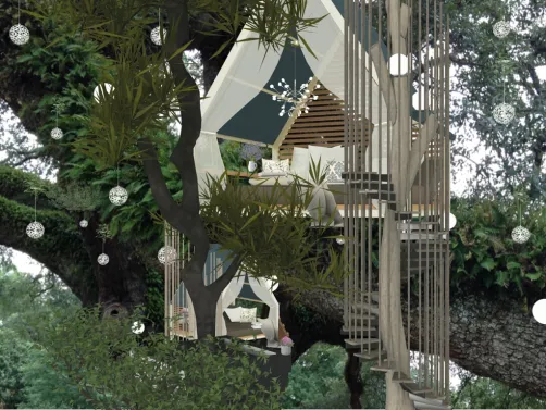 I love the idea of treehouses 🙂