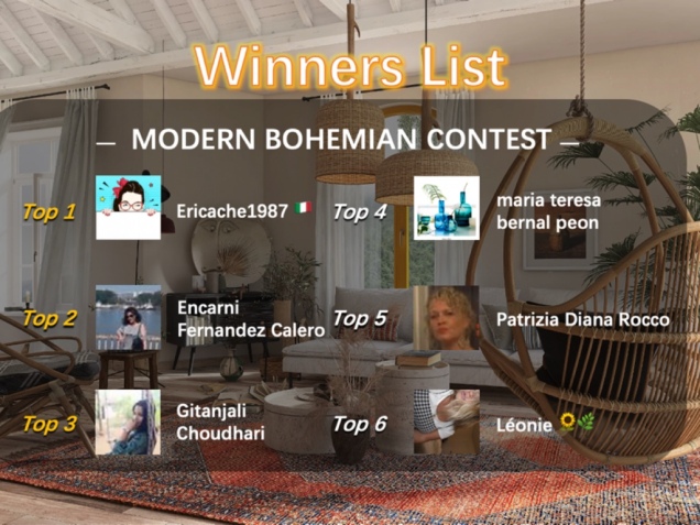 Modern Bohemian Contest Winners