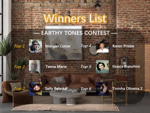 Earthy Tones Contest Winners