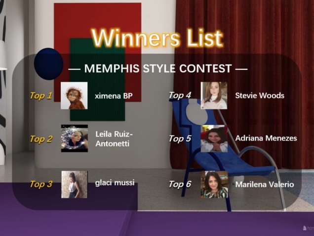 Memphis Style Contest Winners