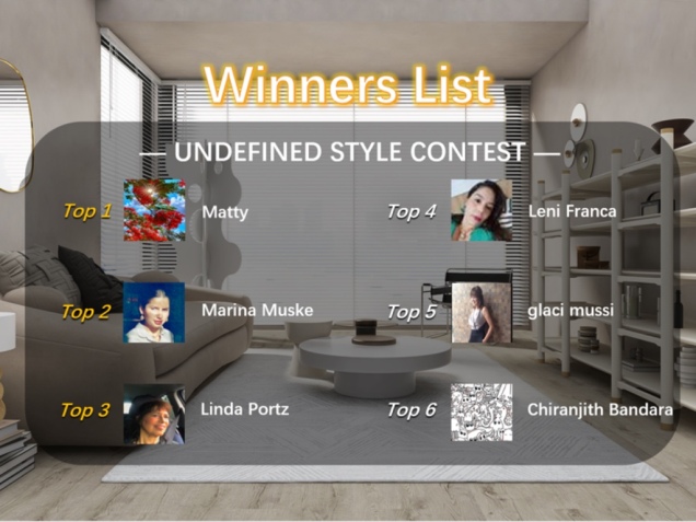 Undefined Style Contest Winners