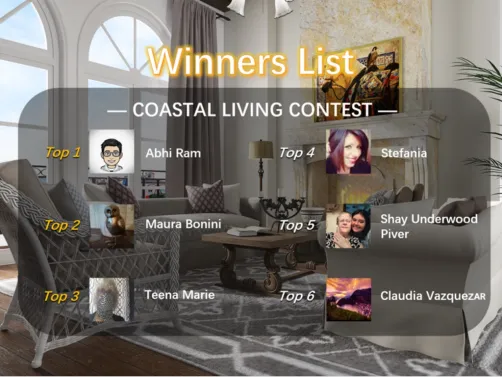 Coastal Living Contest Winners
