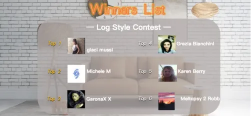 Winners for Log Style Contest