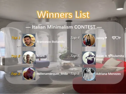Winners for Italian Minimalism Contest