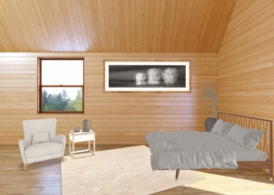 Luxurious Cabin  Design Rendering
