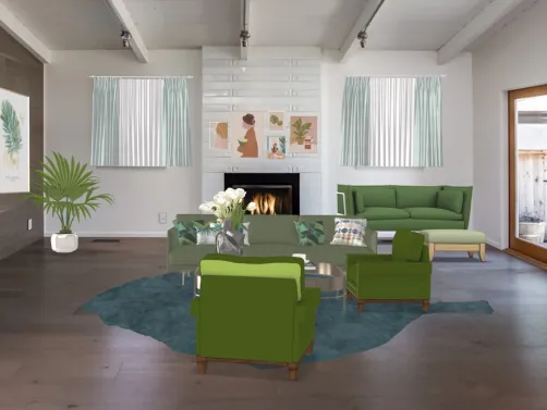 my green living room!