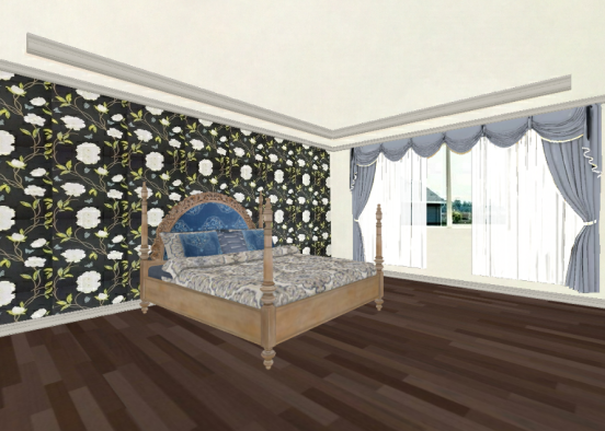 Спальня "лотос"🌺 Design Rendering