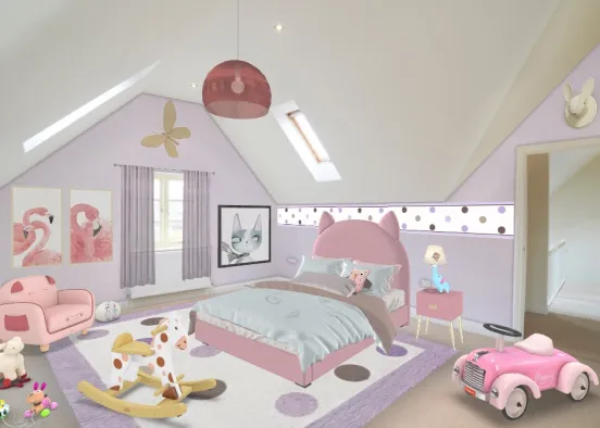 Ruby’s Bedroom Design Rendering