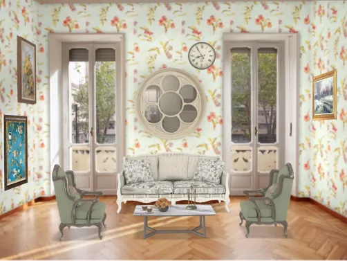 old fashion living room