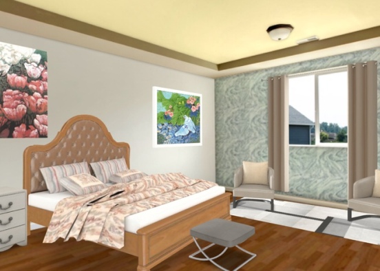 The bedroom I want! Design Rendering