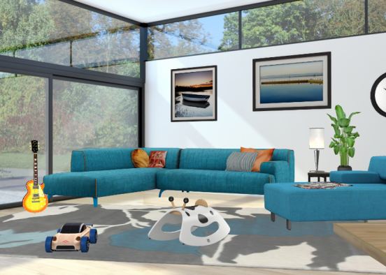 Living room Colorado Design Rendering