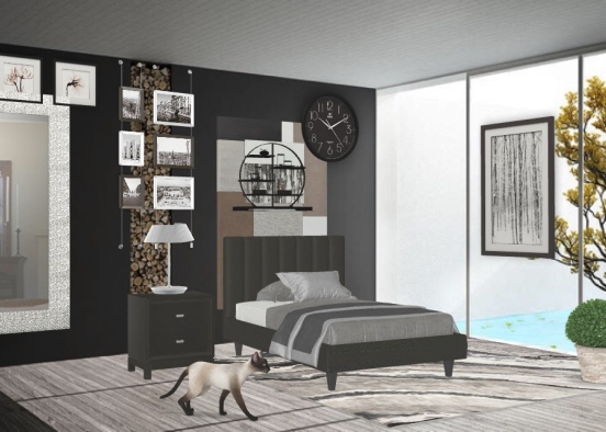 Modern Bedroom! Design Rendering