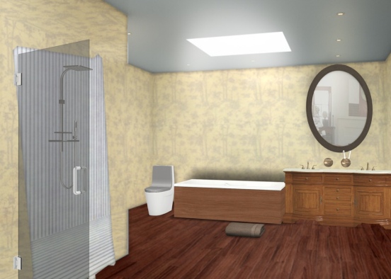 bathroom  house 1 Design Rendering