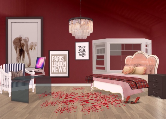 Minnie mouses room house 3 Design Rendering