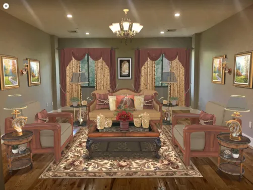 formal living room.