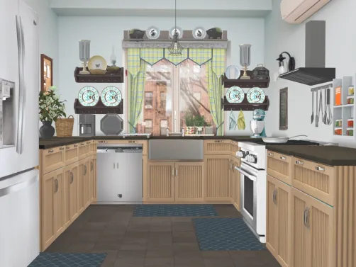 southwestern kitchen.