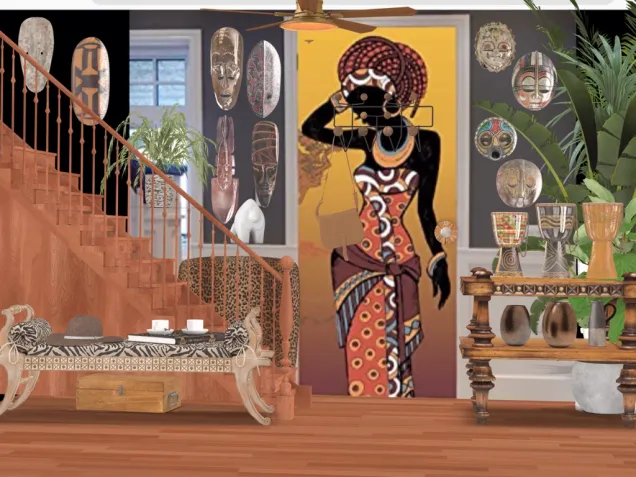 African style Entrance