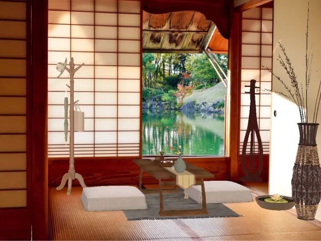 simple japanese house. 